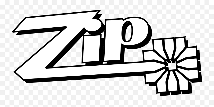 Zip Logo Png Transparent - Zip Logo Vector Clipart Full Emoji,Zipper Clipart Black And White