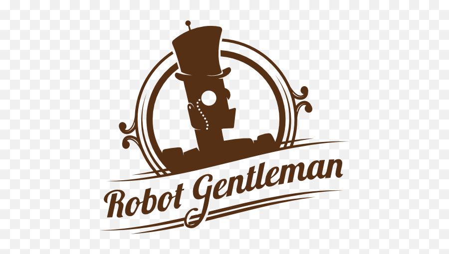 Robot Gentleman Emoji,Robots Logo