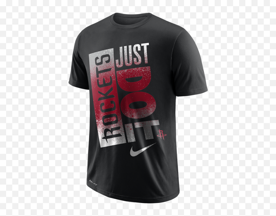 Nike Nba Mens Houston Rockets Just Do It Dri Fit T - Shirt Tee Emoji,Houston Rockets Png