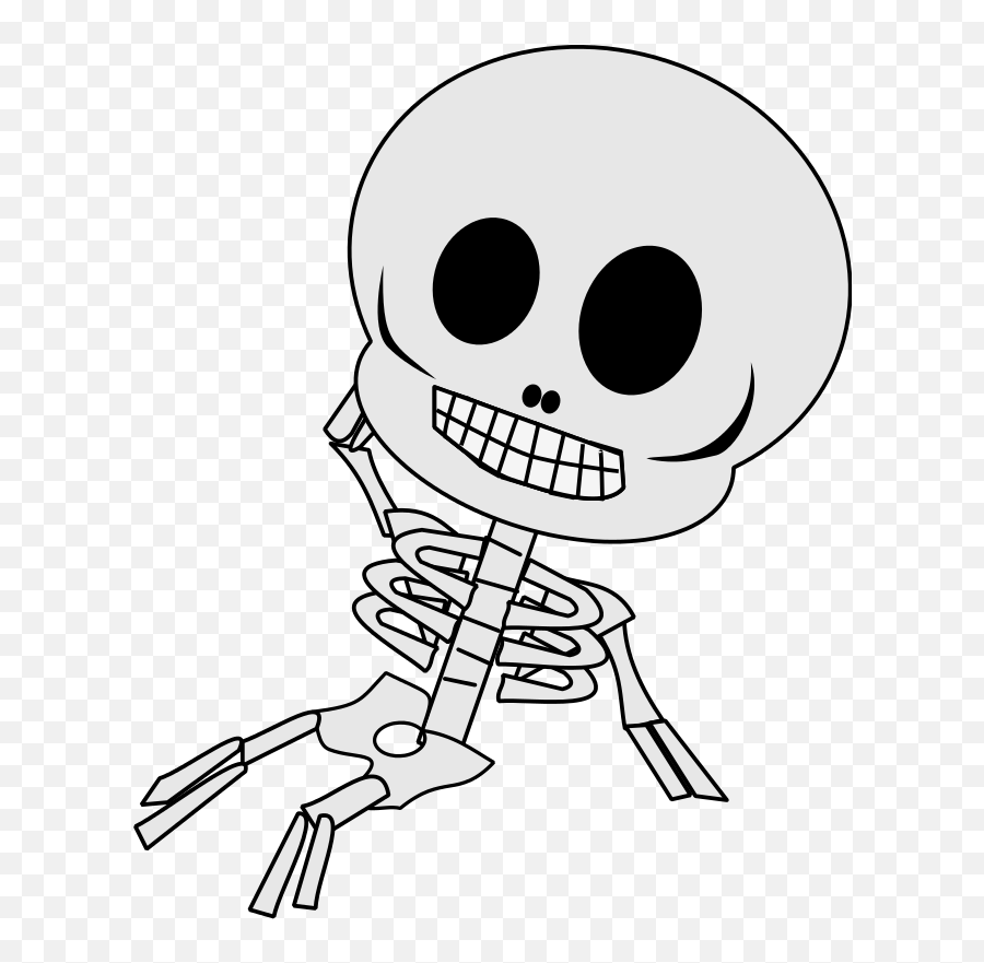 Cute Skull Png - Skeleton Clipart Ghost Cartoon Skeleton Cartoon Skeleton Png Emoji,Ghost Clipart