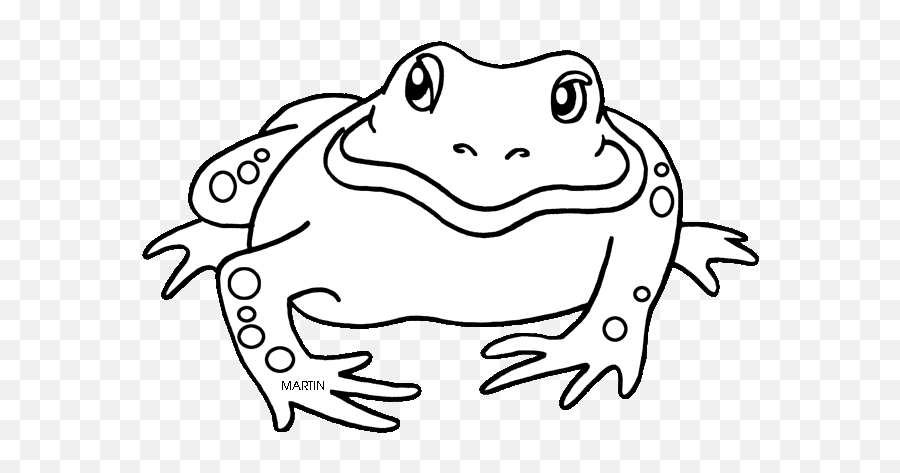 United States Clip Art By Phillip Martin Ohio State Frog Emoji,Bullfrog Clipart