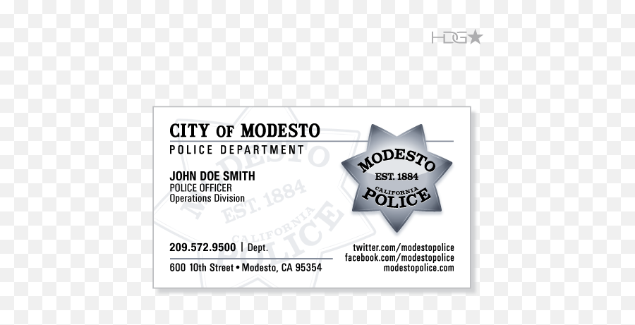Modesto Police Department Business Cards Hdg Tactical Emoji,Twitter Logo For Business Cards