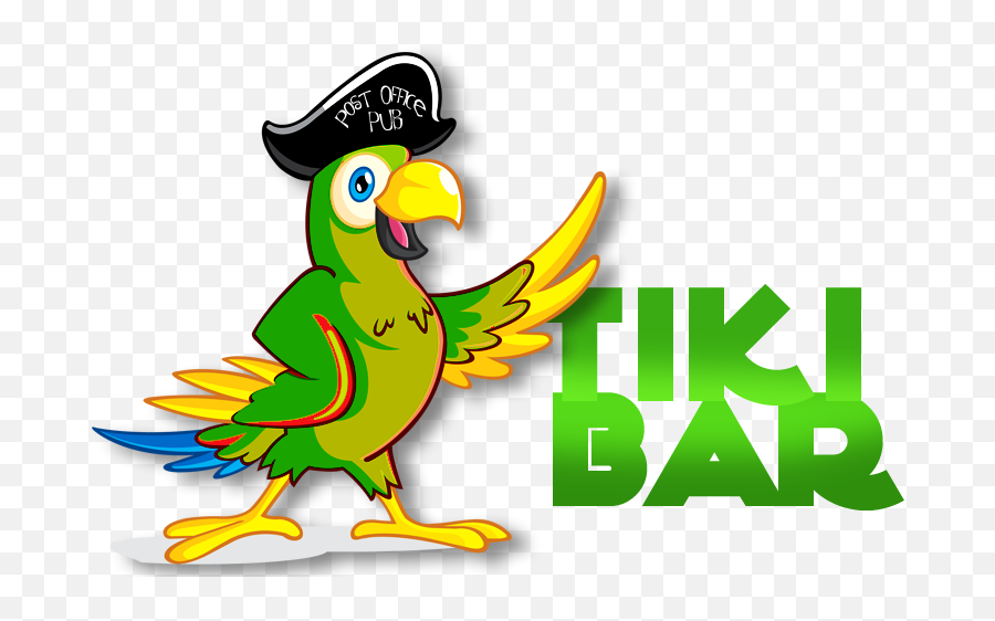 Green Parrot Tiki Bar - Parakeet Transparent Cartoon Jingfm Emoji,Tiki Bar Clipart