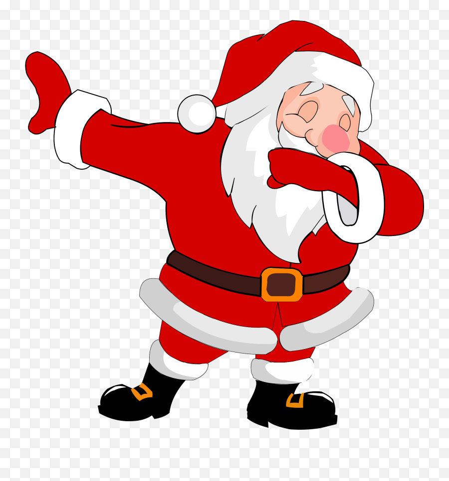 Cute Santa Clipart - Santa Clipart Transparent Background Emoji,Santa Clipart