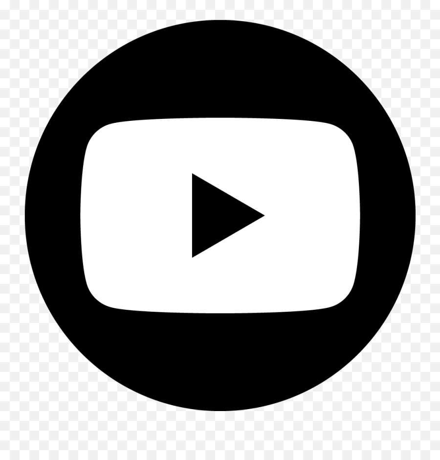 Youtube Icon - Black And White Youtube Icon Emoji,Aesthetic Youtube Logo