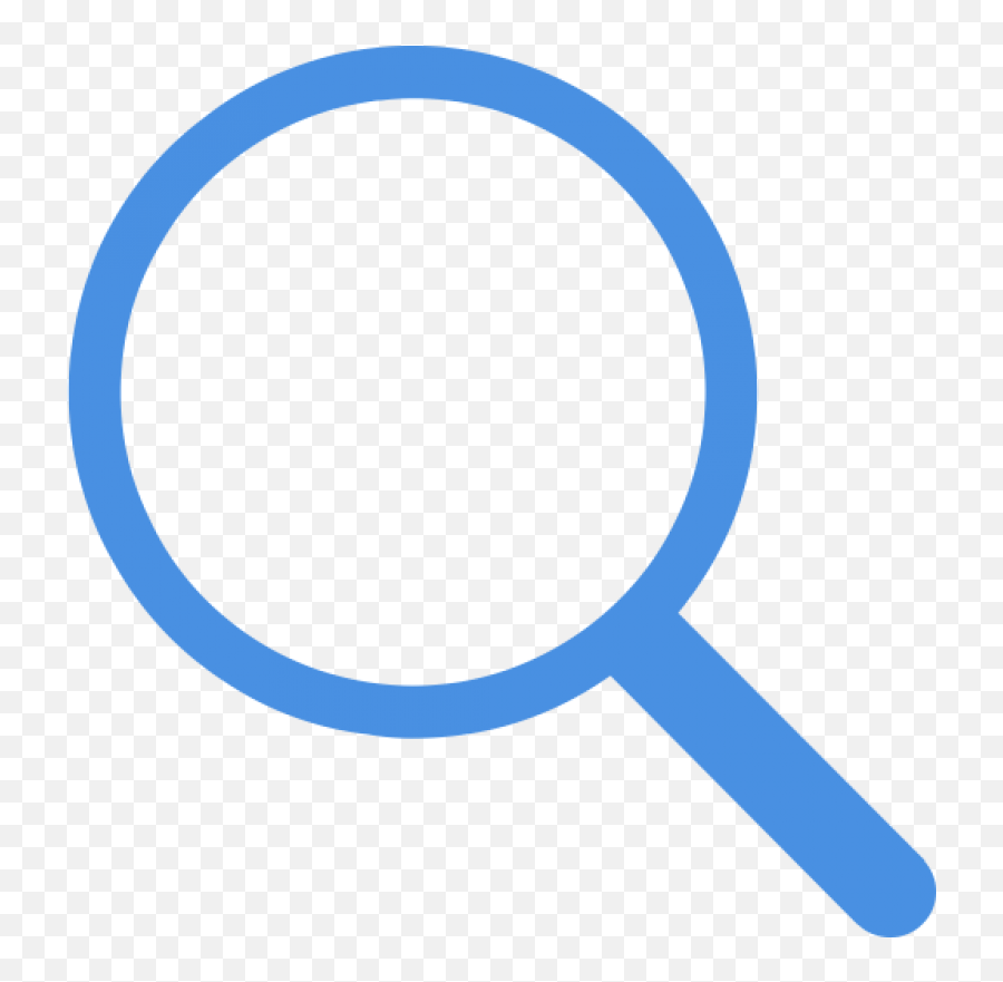 Search Icon - Blue Transparent Search Icon Png Emoji,Search Icon Png