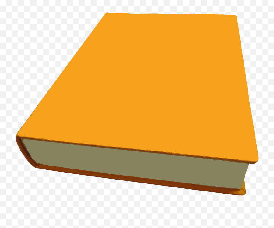 Orange Literature Book Clipart Free Image - Book Emoji,Book Clipart