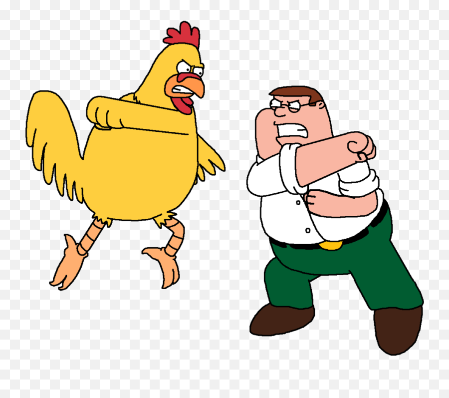 Peter Griffin Vs Homer Toy Png Image - Peter Griffin Chicken Png Emoji,Peter Griffin Transparent