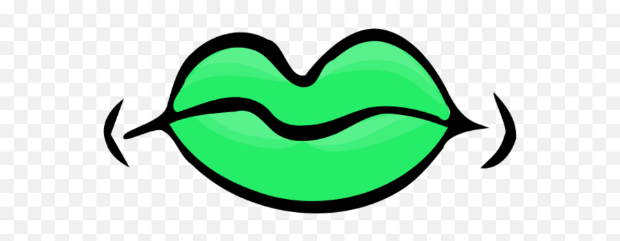 Green Clipart Mouth - Clipart Body Parts Eye Emoji,Green Clipart