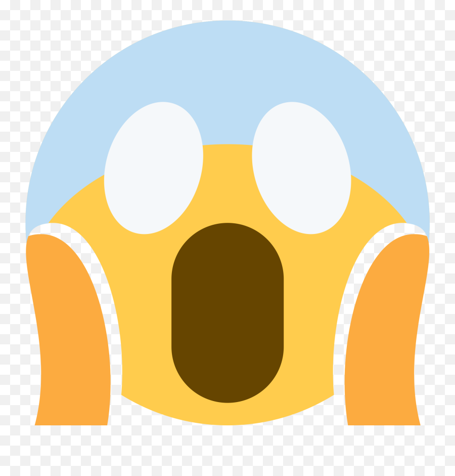 Download Face Screaming In Fear - Scream Emoji Twitter Png Twitter Scream Emoji,Twitter Png