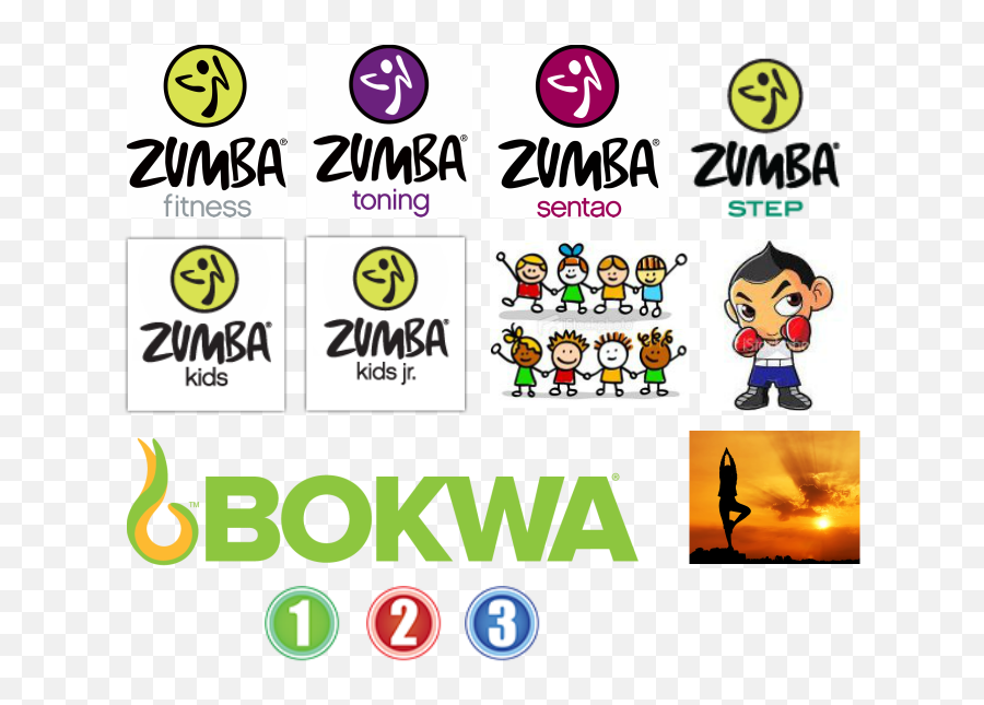 Exercising Clipart Zumba Kid - Zumba Fitness Transparent Amigos Do Bem Emoji,Exercising Clipart