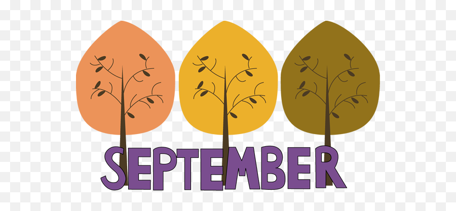 September Images Autumn Trees - September Fall Clip Art Emoji,September Clipart