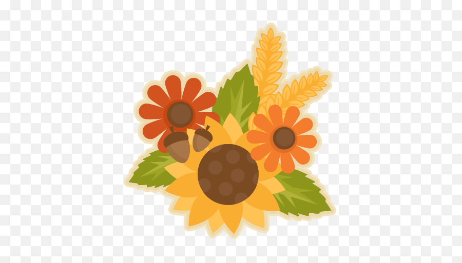 Free Fall Sunflower Cliparts Download Free Clip Art Free - Fall Flower Clipart Emoji,Sunflower Clipart