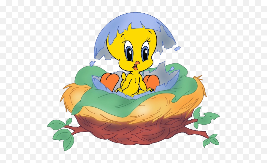 Pie Clipart Transparent Background - Tweety Bird As A Baby Cute Tweety Bird Baby Emoji,Pie Transparent Background