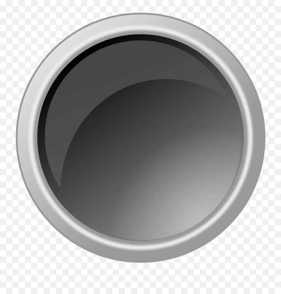Button Glossy Round Circle Grey Png - Professional Emoji,Grey Circle Png