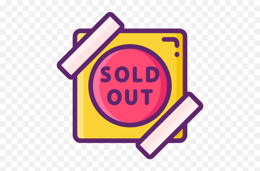 Sold Out - Free Business Icons Sold Out Flat Icon Emoji,Sold Png