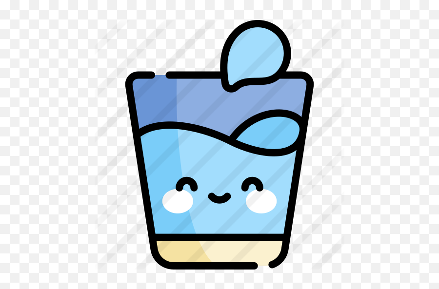 Water Glass - Free Food Icons Vaso De Agua Dibujo Png Emoji,Water Glass Png