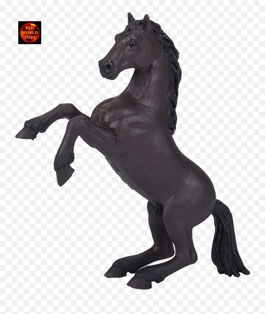 Mustang Rearing Black Horse Toy Model Figure By Mojo Animal Planet 387359 New - Mojo Mustang Rearing Black Emoji,Mustang Horse Logo