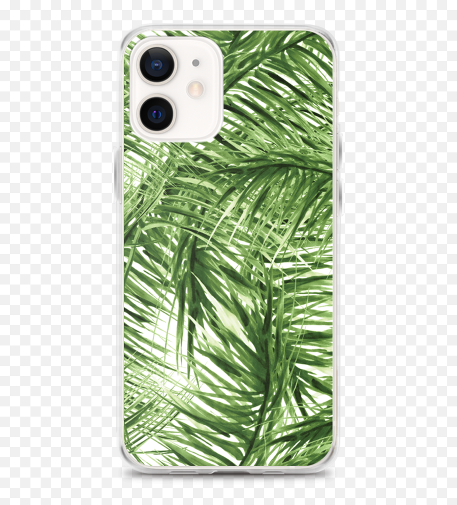 Palm Leaves Pattern Iphone Case Emoji,Palm Leaves Transparent