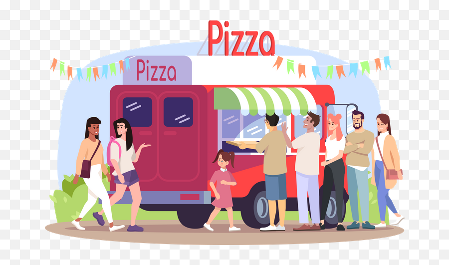 Street Food Court Illustrations Images U0026 Vectors - Royalty Free Emoji,Food Truck Clipart