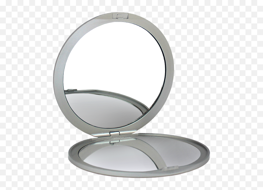 Download Round Compact Mirror 4 - Makeup Mirror Emoji,Mirror Png