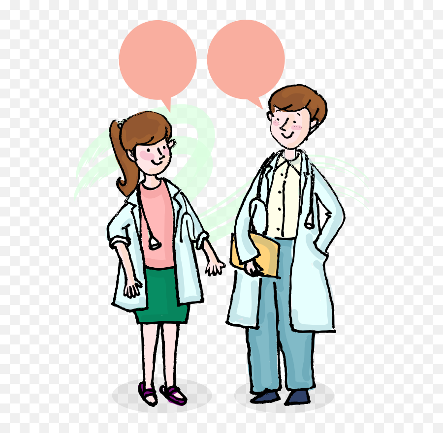Png Clipart - Doctor Patient Communoication Cartoon Emoji,Communication Clipart