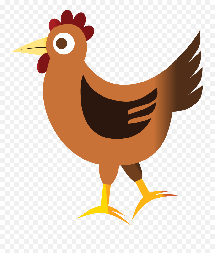 Chicken Feed Clipart Free Clipart - Transparent Background Cartoon Chicken Png Emoji,Chicken Clipart