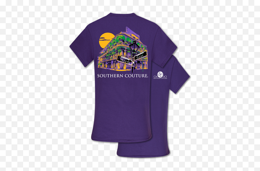 Southern Couture Classic Mardi Gras Hotel T - Shirt Emoji,Us Bank Stadium Logo