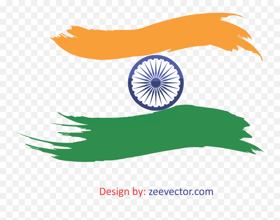 Indian Flag Clipart Ribbon Vector Logo - Clipart Indian Flag Logo Emoji,Flag Logo