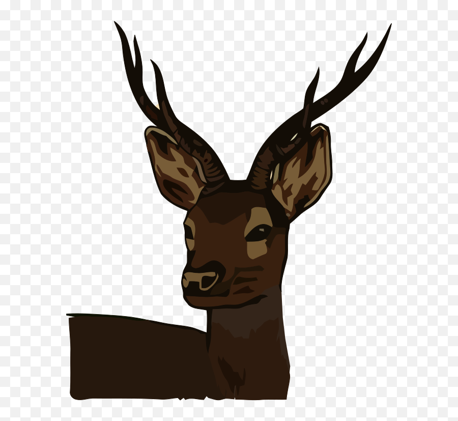 Openclipart - Clipping Culture Reindeer Emoji,Deer Head Clipart