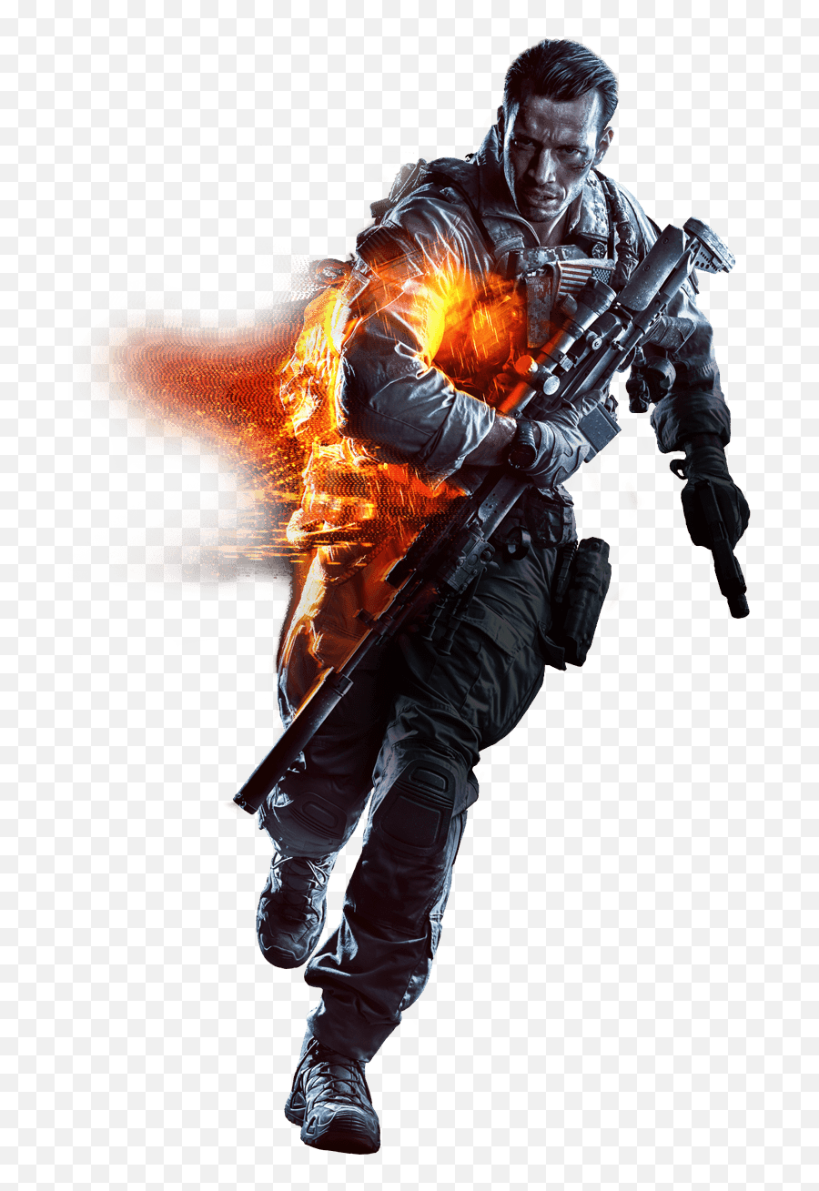 Battlefield Soldier Png Clipart Background - Transparent Battlefield 4 Png Emoji,Soldier Png