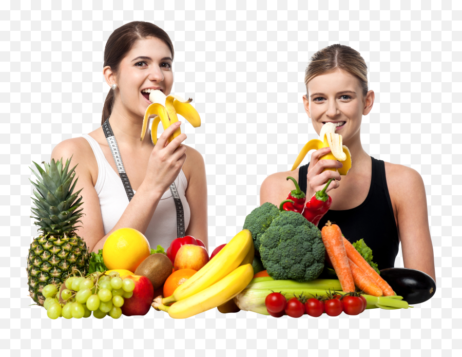 Girl With Fruits Png Image - Fruits Girls Emoji,Fruits Png