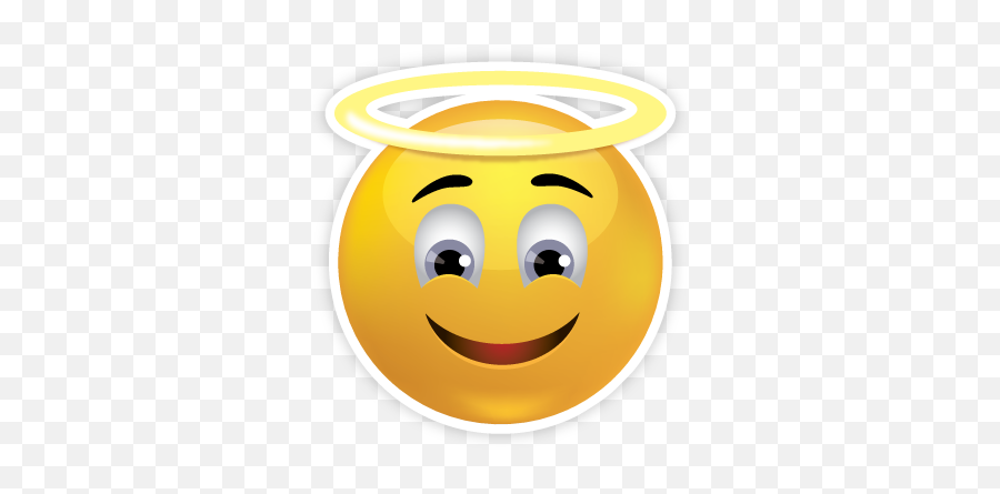Smiley Emoticons Emojis Smiley Emoji - Emoji Angel Face,Emoji Clipart