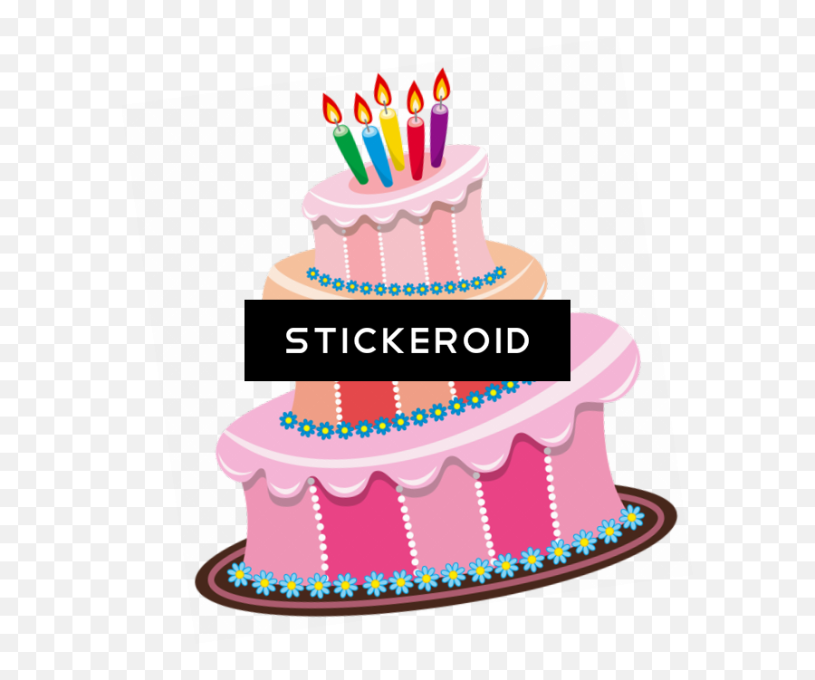 Birthday Cake Clipart No Background - Transparent Background Birthday Cake Clipart Emoji,Birthday Cake Clipart