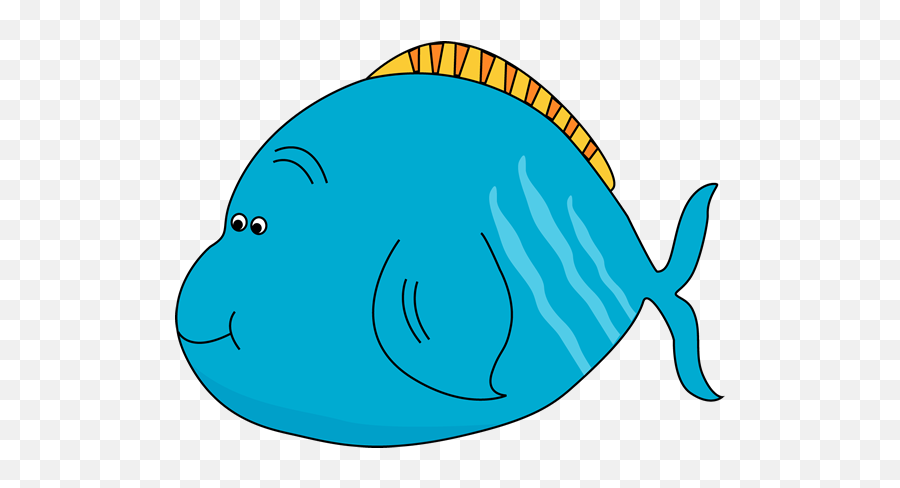 Cartoon Fish Cartoon Sea Animals - Fat Fish Clipart Emoji,Fish Clipart