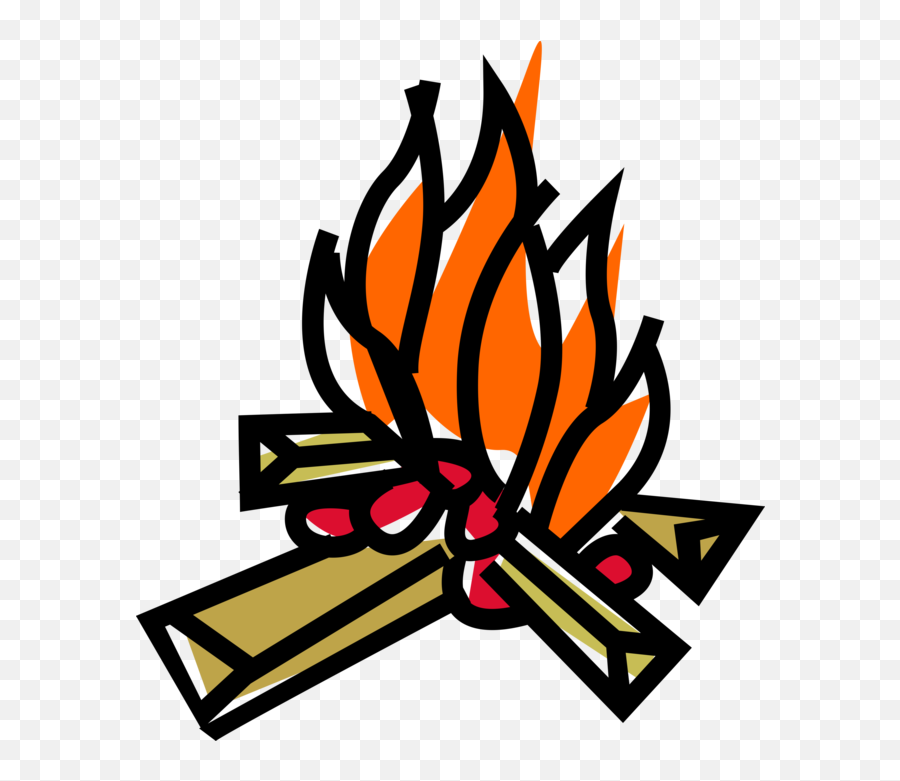 Flame Campfire Vector Png Clipart Png Mart - Corinthians Zuando O Palmeiras Emoji,Campfire Clipart
