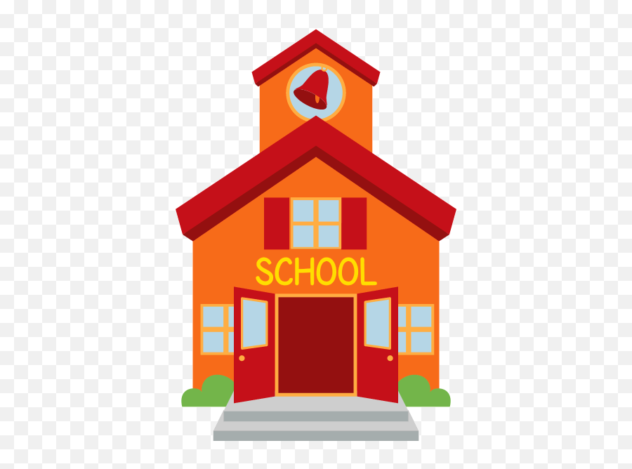Elementary School Building Clipart For - School House Emoji,School Building Clipart