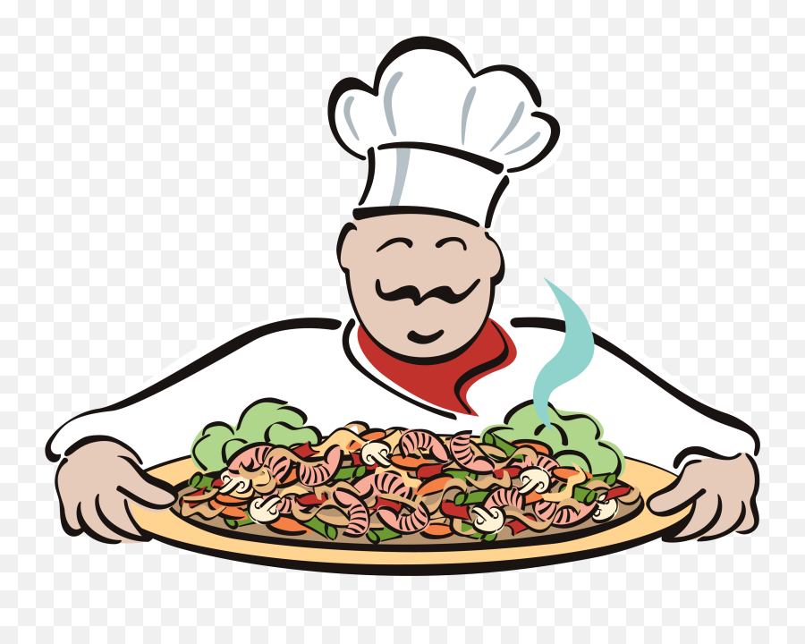 Fast Food Chef Png Clipart - Full Size Clipart 5805098 Clipart Food Chef Png Emoji,Chef Clipart