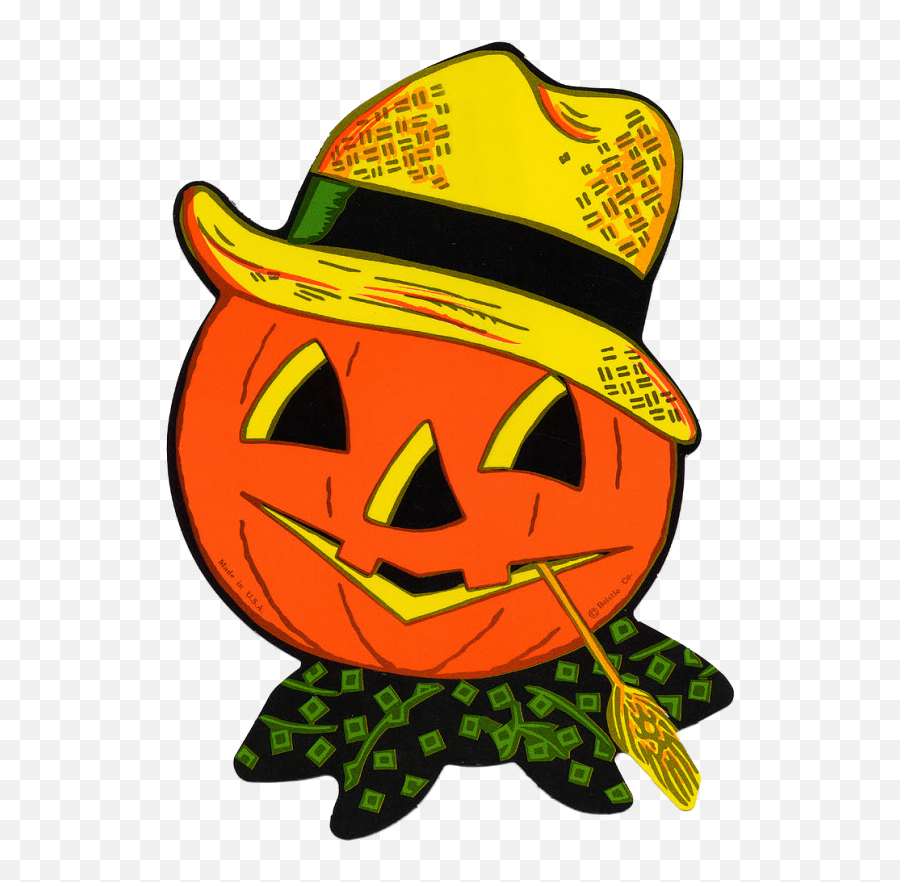 Halloween Art Holidays Halloween Halloween Clipart - Halloween Vintage Jack O Lantern Emoji,Halloween Clipart