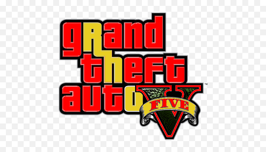 Gta V Logos For Loading Screens - Grand Theft Auto V Logo 2 Emoji,Gta 5 Logo