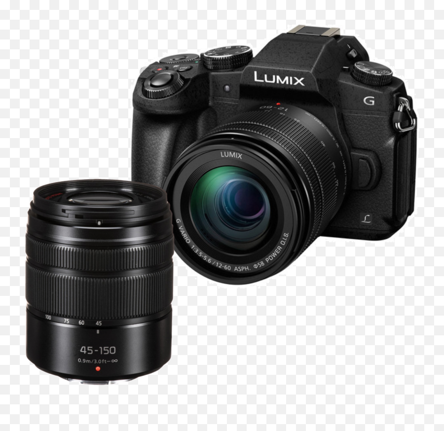 Panasonic Dmc G85 12 - 60mm Kit W 45145mm Lens Dodd Camera Emoji,Camera Viewfinder Png