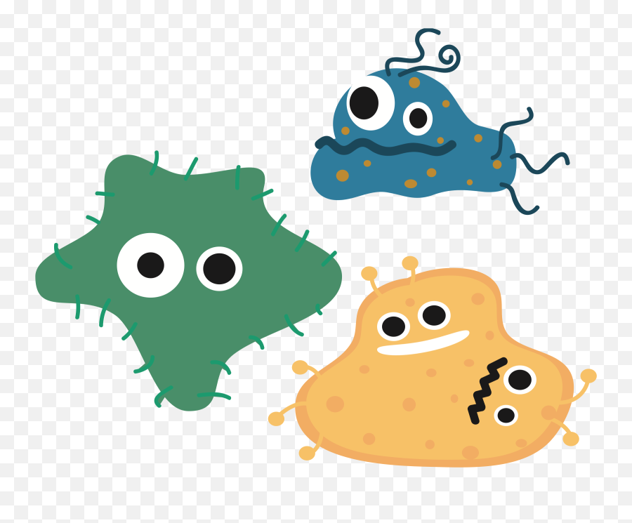 Big Image - Bacteria Clip Art Emoji,Bacteria Clipart