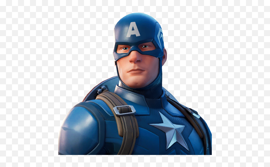 Fortnite Captain America Skin - Captain America Fortnite Emoji,Captain America Png