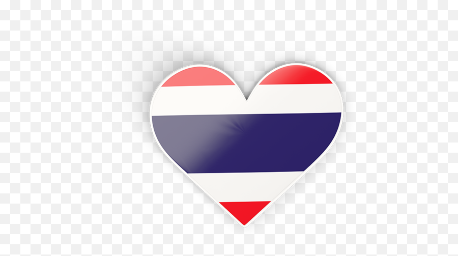 Illustration Of Flag Of Thailand - Thailand Flag Heart Png Emoji,Thailand Flag Png