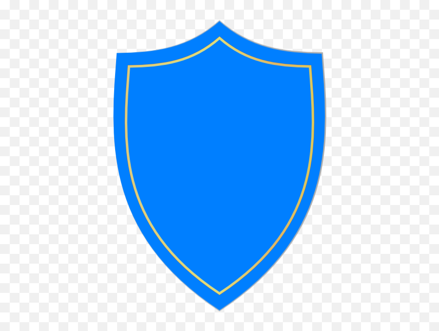 Shield Blue - Gold Clip Art At Clkercom Vector Clip Art Emoji,Blue And Gold Logo