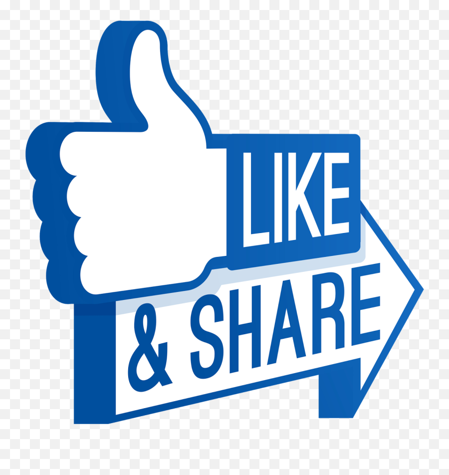 Facebook Logo - Transparent Background Likes And Shares Emoji,Facebook Logos