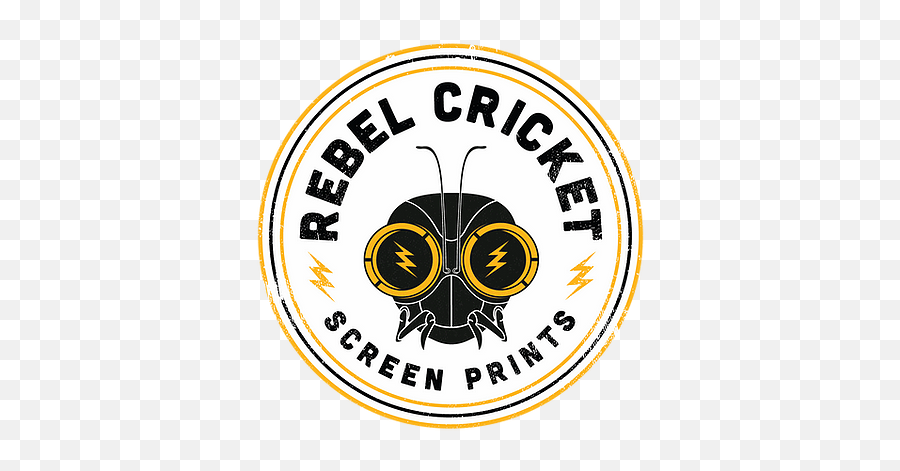 Custom Screen Printing Rebel Cricket Screen Prints - Dot Emoji,Screen Printing Logo