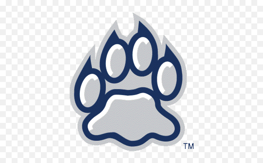 Wildcat Paw Print - New Hampshire College Of Agriculture And University Of New Hampshire Paw Emoji,Wildcat Clipart