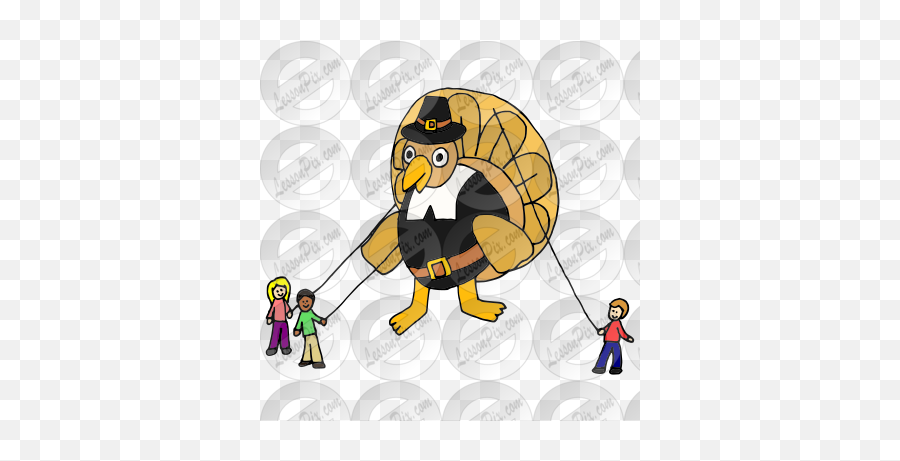 Turkey Parade Balloon Picture For Classroom Therapy Use Emoji,Parade Clipart