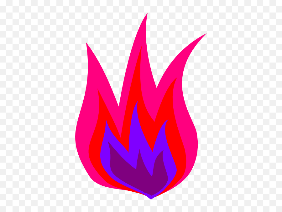 Death Flame Clip Art At Clkercom - Vector Clip Art Online Pink And Red Flames Clipart Emoji,Death Clipart